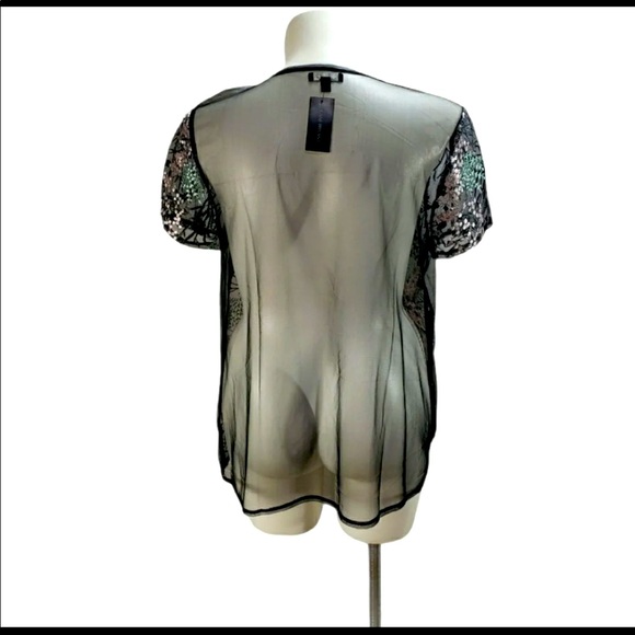 Shear Embroidered Top - Picture 5 of 7